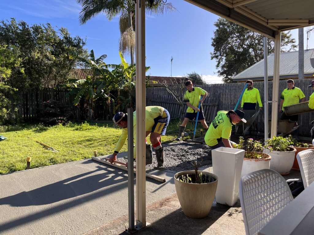 bundaberg team at all decorative concreting