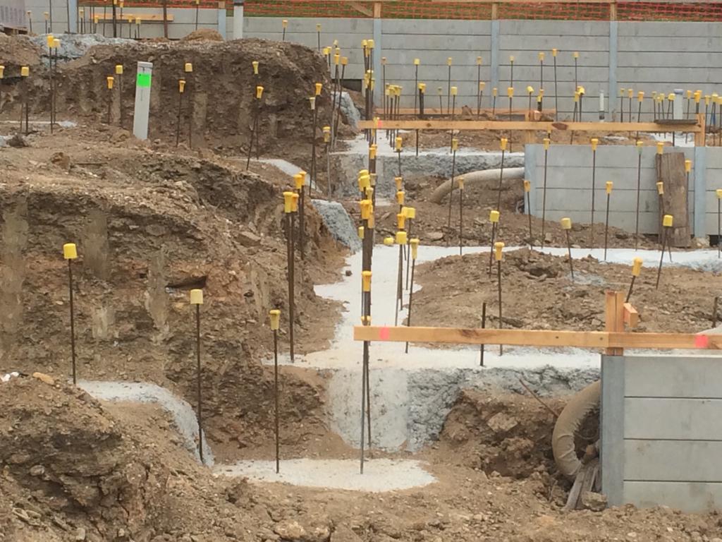 concrete footings