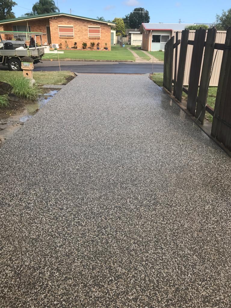 exposed aggregate driveway bundaberg